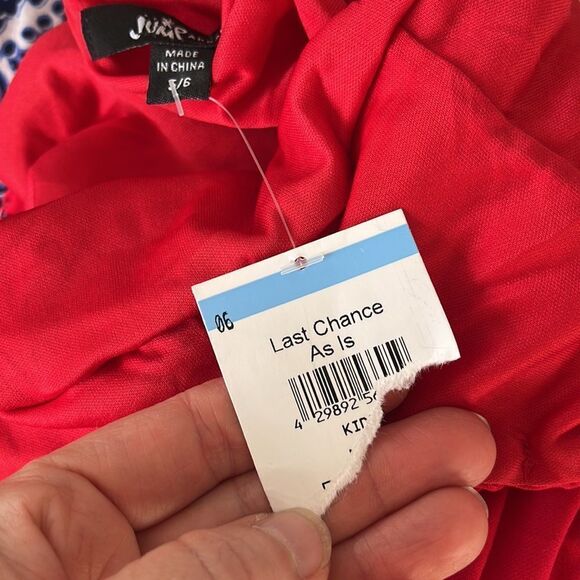 Jump Apparel Ruched Double Strap Jersey Gown‎ Red Size 5/6 - Picture 8 of 8